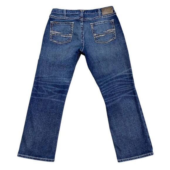 Ariat M5 Straight Fit Jeans Men’s 38x30 Dark Wash Stretch Denim. LNWO Tags - Picture 2 of 13